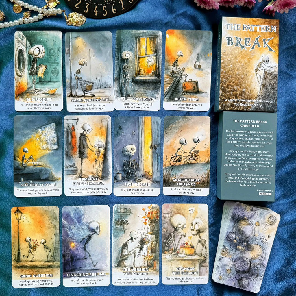 The Pattern Break Oracle Cards — 54 Card Guidance Deck for Daily Reflection, Intuition & Personal Growth