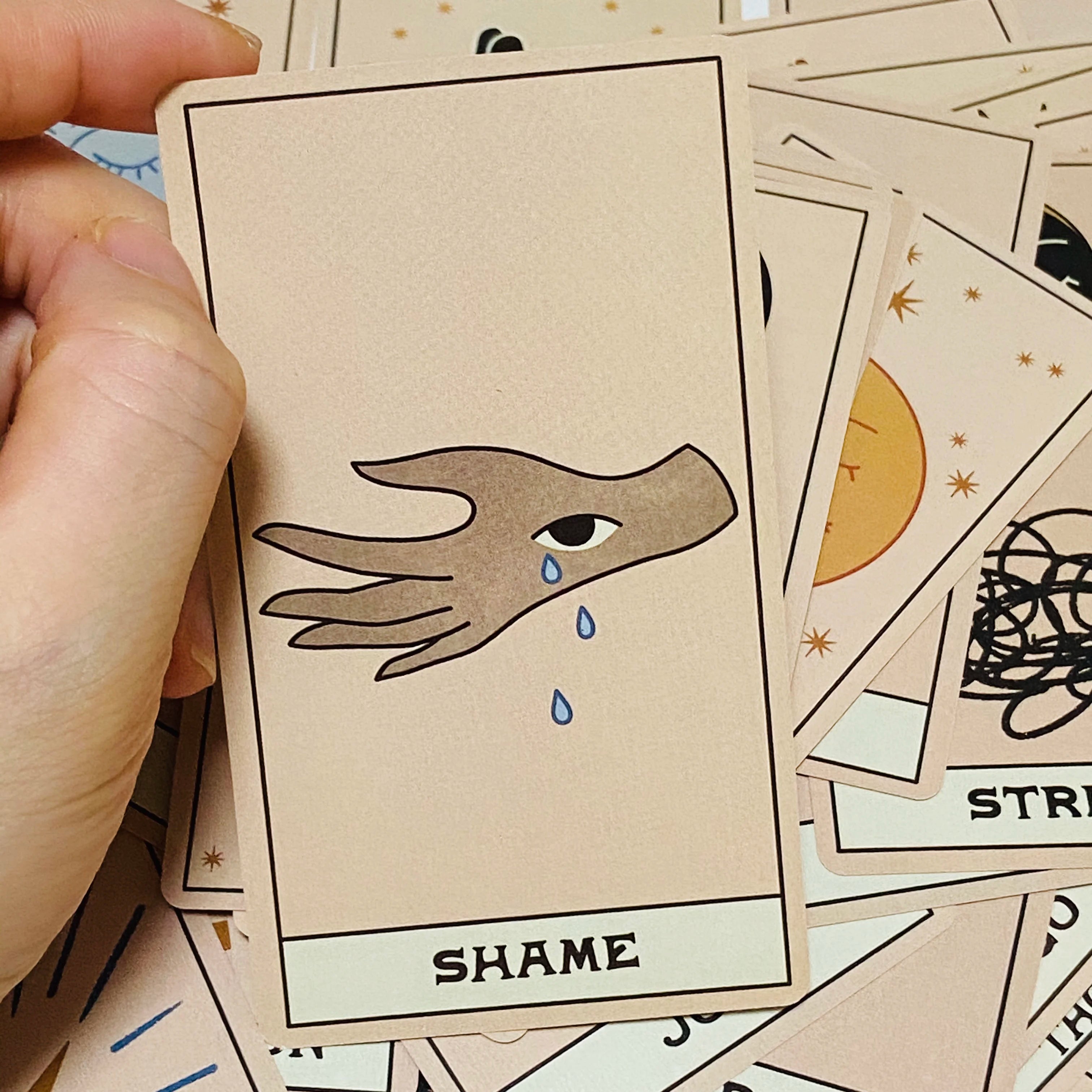 Your Feelings Are Valid Oracle Deck – 2nd Edition | 48 Mood & Emotion Cards for Self-Reflection